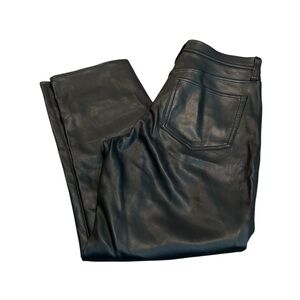 J. CREW faux leather pants